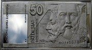 Slovakia 50 Korun St. Cyril and Methodius 2003 Proof KM# 68 coin obverse