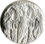 Finland 50 Markkaa 80th Birthday of 8th President Kekkonen 1981 K KM# 59 50 MARKKAA coin reverse Finland 50 Markkaa 80th Birthday of 8th President Kekkonen 1981 K KM# 59 50 MARKKAA coin reverse