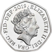 UK 50 Pence (Roger Bannister - 50th Anniversary of the four minute mile) KM# 1047 ELIZABETH∙II∙D∙G∙REG∙F∙D∙2004 IRB coin obverse UK 50 Pence (Roger Bannister - 50th Anniversary of the four minute mile) KM# 1047 ELIZABETH∙II∙D∙G∙REG∙F∙D∙2004 IRB coin obverse