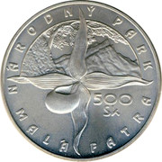 Slovakia 500 Korun Mala Fatra National Park 2001 KM# 56 NÁRODNÝ PARK MALÁ FATRA 500 SK coin reverse Slovakia 500 Korun Mala Fatra National Park 2001 KM# 56 NÁRODNÝ PARK MALÁ FATRA 500 SK coin reverse
