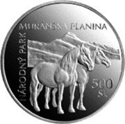 Slovakia 500 Korun (Muranska Planina National Park) KM# 84 NÁRODNÝ PARK MURÁNSKA PLANINA 500 SK coin reverse Slovakia 500 Korun (Muranska Planina National Park) KM# 84 NÁRODNÝ PARK MURÁNSKA PLANINA 500 SK coin reverse