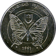 Slovakia 500 Korun Pieniny National Park 1997 KM# 39 SLOVENSKÁ REPUBLIKA 1997 coin obverse Slovakia 500 Korun Pieniny National Park 1997 KM# 39 SLOVENSKÁ REPUBLIKA 1997 coin obverse