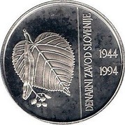 Slovenia 500 Tolarjev Monetary Institute of Slovenia 1994 Proof KM# 17 DENARNI ZAVOD SLOVENIJE 1944 1994 coin reverse Slovenia 500 Tolarjev Monetary Institute of Slovenia 1994 Proof KM# 17 DENARNI ZAVOD SLOVENIJE 1944 1994 coin reverse
