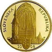 Slovakia 5000 Korun 400th Anniversary Coronation of King Matthias II 2008 Proof KM# 89 KORUNOVÁCIA MATEJA II. / BRATISLAVA coin reverse Slovakia 5000 Korun 400th Anniversary Coronation of King Matthias II 2008 Proof KM# 89 KORUNOVÁCIA MATEJA II. / BRATISLAVA coin reverse