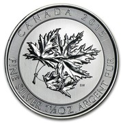 Canada 8 Dollars SuperLeaf 2015  CANADA 2015 FINE SILVER 1 1/2 OZ ARGENT PUR coin reverse Canada 8 Dollars SuperLeaf 2015  CANADA 2015 FINE SILVER 1 1/2 OZ ARGENT PUR coin reverse