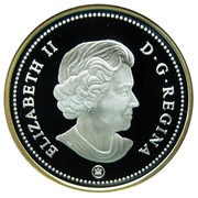 Canada Dollar 100th Anniversary of flight in Canada 2009 Maple leaf Proof KM# 889a ELIZABETH II D∙G∙REGINA coin obverse Canada Dollar 100th Anniversary of flight in Canada 2009 Maple leaf Proof KM# 889a ELIZABETH II D∙G∙REGINA coin obverse