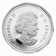 Canada Dollar Baby's Lullabies 2006 KM# 581 ELIZABETH II D ∙ G ∙ REGINA coin obverse