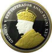 Canada Dollar George V Voyageur 2015 Proof KM# 1956 GEORGIVS V REX IMPERATOR ANNO REGNI XXV coin obverse Canada Dollar George V Voyageur 2015 Proof KM# 1956 GEORGIVS V REX IMPERATOR ANNO REGNI XXV coin obverse