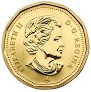 Canada Dollar Great Blue Heron 2009 Specimen KM# 914 ELIZABETH II D∙G∙REGINA coin obverse Canada Dollar Great Blue Heron 2009 Specimen KM# 914 ELIZABETH II D∙G∙REGINA coin obverse