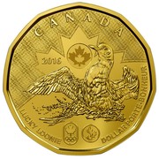 Canada Dollar Lucky Loonie 2016 KM# 2089 CANADA 2016 LUCKY LOONIE DOLLAR PORTE-BONHEUR coin reverse Canada Dollar Lucky Loonie 2016 KM# 2089 CANADA 2016 LUCKY LOONIE DOLLAR PORTE-BONHEUR coin reverse
