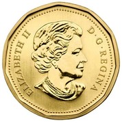 Canada Dollar Snowy owl 2006 Proof, Specimen KM# 582 ELIZABETH II D∙G∙REGINA coin obverse Canada Dollar Snowy owl 2006 Proof, Specimen KM# 582 ELIZABETH II D∙G∙REGINA coin obverse