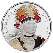Canada Dollar Thayendanegea - Joseph Brant 2007 Proof KM# 720 CANADA DOLLAR 2007 LM coin reverse Canada Dollar Thayendanegea - Joseph Brant 2007 Proof KM# 720 CANADA DOLLAR 2007 LM coin reverse