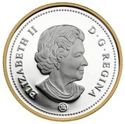Canada Dollar The Royal Canadian Mint Centennial 2008 Proof KM# 781 ELIZABETH II D ∙ G ∙ REGINA coin obverse