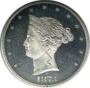 USA Dollar (Trade Dollar (Pattern)) LIBERTY *YEAR* coin obverse USA Dollar (Trade Dollar (Pattern)) LIBERTY *YEAR* coin obverse