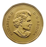 Canada Dollar Tuffed Puffin 2005 Prooflike KM# 553 ELIZABETH II D∙G∙REGINA coin obverse Canada Dollar Tuffed Puffin 2005 Prooflike KM# 553 ELIZABETH II D∙G∙REGINA coin obverse