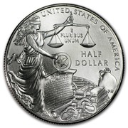USA Half Dollar Marshals Service 2015 D In Sets only KM# 602 UNITED STATES OF AMERICA E PLURIBUS UNUM HALF DOLLAR coin reverse