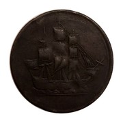 Canada Halfpenny Bale marked S.J. & Co 1815 LC-56B1 - coin obverse Canada Halfpenny Bale marked S.J. & Co 1815 LC-56B1 - coin obverse