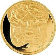 Latvia Lats Art Nouveau 2005 Proof KM# 81 coin reverse Latvia Lats Art Nouveau 2005 Proof KM# 81 coin reverse