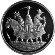 Latvia Lats Christmas tree 2009 Proof KM# 105 2009 coin reverse Latvia Lats Christmas tree 2009 Proof KM# 105 2009 coin reverse