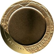 Latvia Lats Coin of Fortune 2002 Proof KM# 56 LATVIJAS REPUBLIKA coin obverse Latvia Lats Coin of Fortune 2002 Proof KM# 56 LATVIJAS REPUBLIKA coin obverse