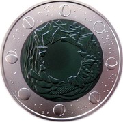 Latvia Lats Coin of Time III 2010 KM# 114 coin reverse Latvia Lats Coin of Time III 2010 KM# 114 coin reverse