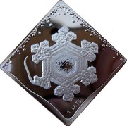 Latvia Lats Coin of Water 2009 Proof KM# 104 1 LATS coin reverse