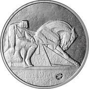 Latvia Lats Karlis Zale 2012 Proof KM# 132 coin reverse Latvia Lats Karlis Zale 2012 Proof KM# 132 coin reverse