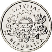 Latvia Lats Kokle 2013 KM# 142 LATVIJAS 20 13 REPUBLIKA coin obverse Latvia Lats Kokle 2013 KM# 142 LATVIJAS 20 13 REPUBLIKA coin obverse