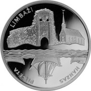 Latvia Lats Limbazi 2008 Proof KM# 94 LIMBAŽI HANZAS PILSĒTA coin reverse Latvia Lats Limbazi 2008 Proof KM# 94 LIMBAŽI HANZAS PILSĒTA coin reverse