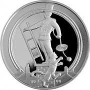 Latvia Lats Lucky coin 2008 Proof KM# 98 2008 coin reverse Latvia Lats Lucky coin 2008 Proof KM# 98 2008 coin reverse