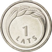 Latvia Lats Namejs ring 2009 KM# 101 1 LATS coin reverse Latvia Lats Namejs ring 2009 KM# 101 1 LATS coin reverse