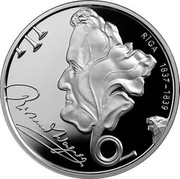 Latvia Lats Richard Wagner 2013 Proof KM# 140 RĪGA 1837 - 1839 coin reverse Latvia Lats Richard Wagner 2013 Proof KM# 140 RĪGA 1837 - 1839 coin reverse