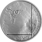 Latvia Lats Riga Cathedral 2011 Proof KM# 123 1 LATS LATVIJAS REPUBLIKA coin obverse