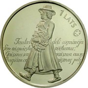 Latvia Lats Song Festival 2008 KM# 93 1 LATS TAUTAS DĒLI UZMINĒJA SEN AIZMIRSTU SVĒTUMU: GAISMU SAUCA, GAISMA AUSA! AUGŠĀM CEĻAS GAISMAS PILS. coin reverse Latvia Lats Song Festival 2008 KM# 93 1 LATS TAUTAS DĒLI UZMINĒJA SEN AIZMIRSTU SVĒTUMU: GAISMU SAUCA, GAISMA AUSA! AUGŠĀM CEĻAS GAISMAS PILS. coin reverse