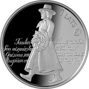 Latvia Lats Song Festival 2008 Proof KM# 93A 1 LATS TAUTAS DĒLI UZMINĒJA SEN AIZMIRSTU SVĒTUMU: GAISMU SAUCA, GAISMA AUSA! AUGŠĀM CEĻAS GAISMAS PILS. coin reverse Latvia Lats Song Festival 2008 Proof KM# 93A 1 LATS TAUTAS DĒLI UZMINĒJA SEN AIZMIRSTU SVĒTUMU: GAISMU SAUCA, GAISMA AUSA! AUGŠĀM CEĻAS GAISMAS PILS. coin reverse