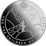 Latvia Lats UNICEF For the children of the World 2000 Proof KM# 48 UNICEF FOR THE CHILDREN OF THE WORLD coin reverse Latvia Lats UNICEF For the children of the World 2000 Proof KM# 48 UNICEF FOR THE CHILDREN OF THE WORLD coin reverse