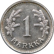 Finland Markka 1952 H KM# 30b Decimal Coinage 1 MARKKA coin reverse Finland Markka 1952 H KM# 30b Decimal Coinage 1 MARKKA coin reverse