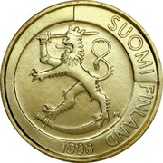 Finland Markka 1996 M Proof KM# 76 Reform Coinage SUOMI FINLAND DATE coin obverse Finland Markka 1996 M Proof KM# 76 Reform Coinage SUOMI FINLAND DATE coin obverse