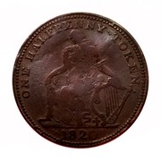Canada One Halfpenny Trade and Navigation 1820 NS24-A1 ONE HALFPENNY TOKEN 1820 coin obverse Canada One Halfpenny Trade and Navigation 1820 NS24-A1 ONE HALFPENNY TOKEN 1820 coin obverse