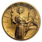 USA One Hundred Dollars American Liberty 2015 W KM# 617 LIBERTY 2015 JK PH IN GOD WE TRUST coin obverse USA One Hundred Dollars American Liberty 2015 W KM# 617 LIBERTY 2015 JK PH IN GOD WE TRUST coin obverse