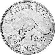 Australia Penny 1 Penny 1937 KM# Pn24 AUSTRALIA 1937 PENNY KG coin reverse Australia Penny 1 Penny 1937 KM# Pn24 AUSTRALIA 1937 PENNY KG coin reverse
