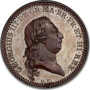 USA Penny Condor Token Middlesex 1789 GEORGIUS III • DE • GR • MA • BR • FR • ET HI • REX • D.F. coin obverse USA Penny Condor Token Middlesex 1789 GEORGIUS III • DE • GR • MA • BR • FR • ET HI • REX • D.F. coin obverse