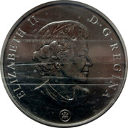 Canada 25 Cents Notre Dame du Saguenay 2009 Specimen KM# 886 ELIZABETH II DG REGINA coin obverse