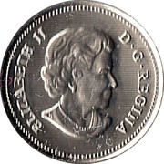 Canada 25 Cents Oh! Canada! 2010 KM# 991 ELIZABETH II D∙G∙REGINA coin obverse Canada 25 Cents Oh! Canada! 2010 KM# 991 ELIZABETH II D∙G∙REGINA coin obverse