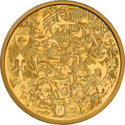 Canada 250 Dollars Canadian Contemporary Art - Canada Through the Eyes of Tim Barnard 2014 KM# 1622 - coin reverse Canada 250 Dollars Canadian Contemporary Art - Canada Through the Eyes of Tim Barnard 2014 KM# 1622 - coin reverse