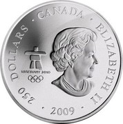 Canada 250 Dollars Surviving the Flood 2009 KM# 913 250 DOLLARS ∙ CANADA ∙ ELIZABETH II ∙ 2009 ∙ VANCOUVER 2010 TM / MC coin obverse Canada 250 Dollars Surviving the Flood 2009 KM# 913 250 DOLLARS ∙ CANADA ∙ ELIZABETH II ∙ 2009 ∙ VANCOUVER 2010 TM / MC coin obverse