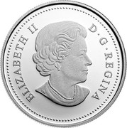 Canada 3 Dollars Animal Architects - Caterpillar and Chrysalis 2014 Proof KM# 1639 ELIZABETH II D∙G∙REGINA coin obverse Canada 3 Dollars Animal Architects - Caterpillar and Chrysalis 2014 Proof KM# 1639 ELIZABETH II D∙G∙REGINA coin obverse