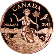 Canada 3 Dollars Canada - An Allegory 2013 Proof KM# 1481 CANADA 3 DOLLARS 2013 coin reverse Canada 3 Dollars Canada - An Allegory 2013 Proof KM# 1481 CANADA 3 DOLLARS 2013 coin reverse