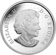 Canada 30 Dollars National Aboriginal Veterans Monument 2014 Proof KM# 1765 ELIZABETH II D ∙ G ∙ REGINA coin obverse Canada 30 Dollars National Aboriginal Veterans Monument 2014 Proof KM# 1765 ELIZABETH II D ∙ G ∙ REGINA coin obverse
