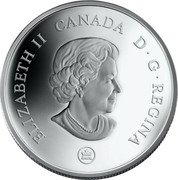 Canada 30 Dollars Niagara Falls 2007 Proof KM# 739 ELIZABETH II CANADA D ∙ G ∙ REGINA coin obverse Canada 30 Dollars Niagara Falls 2007 Proof KM# 739 ELIZABETH II CANADA D ∙ G ∙ REGINA coin obverse